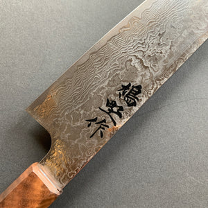 Kiritsuke Gyuto knife, SG2 powder steel, damascus finish - Kenshiro Hatono