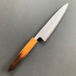 Petty knife, Aogami 2 core with Stainless Steel cladding, Nashiji finish - Motokyuuichi