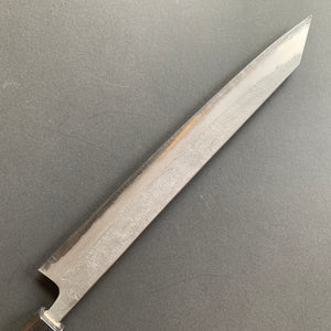 Kiritsuke Sujihiki knife, Aogami 2 Carbon steel with stainless steel cladding, Nashiji finish - Matsubara