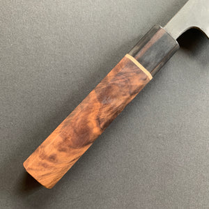 Kiritsuke Sujihiki knife, Aogami 2 Carbon steel with stainless steel cladding, Nashiji finish - Matsubara