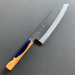 Bunka knife, Shirogami 2 with iron cladding, Damascus Tsuchime finish - Mutsumi Hinoura