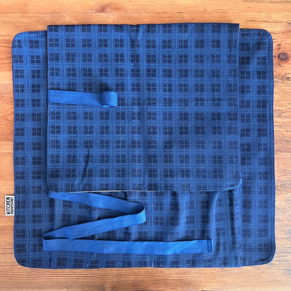 Kitchen Provisions Merch - the knife roll - DEADSTOCK DENIM/VINTAGE FABRIC 24