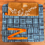 Kitchen Provisions Merch - the knife roll - DEADSTOCK DENIM/VINTAGE FABRIC 07