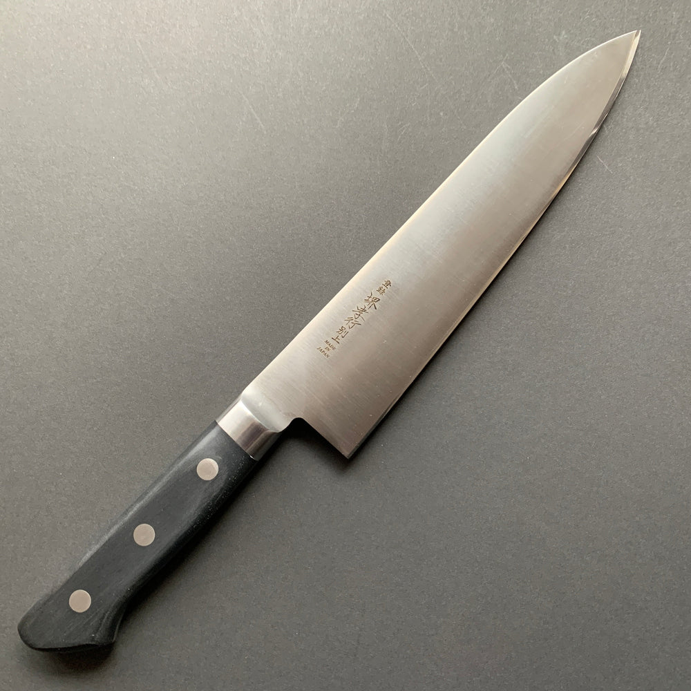 Double bevel Deba knife, SK carbon mono steel, polished finish - Sakai Takayuki