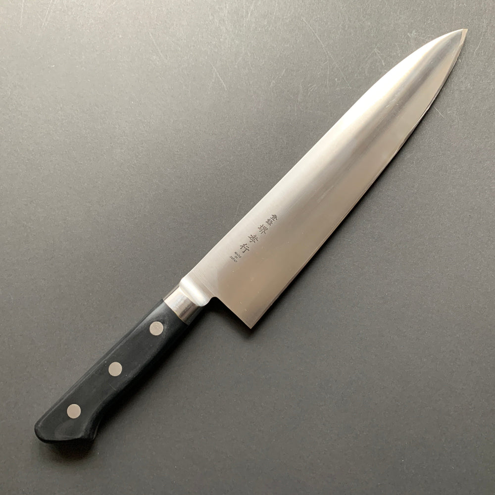 Double bevel Deba knife, SK carbon mono steel, polished finish - Sakai Takayuki