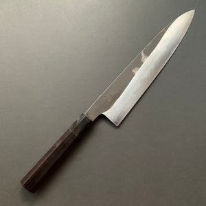 Gyuto knife, Aogami 1 carbon steel with iron cladding, Kurouchi finish, Yoake range - Hatsukokoro