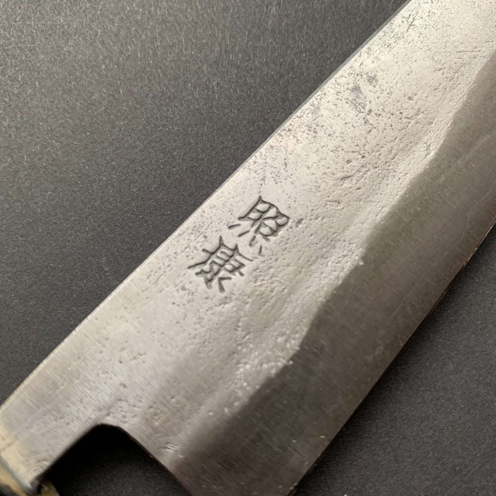 Petty knife, Shirogami 1 with stainless steel cladding, Nashiji finish, Nashiji range, wa handle - Fujiwara