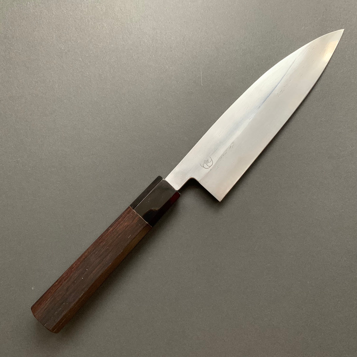 Tall Petty knife, Aogami 2 Carbon steel with Watetsu cladding, Kasumi ...