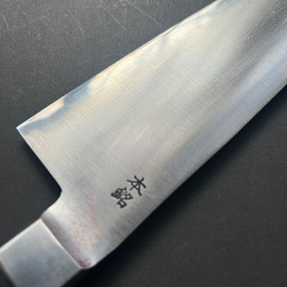 Gyuto knife, SK5 mono carbon steel, polished finish - Goko