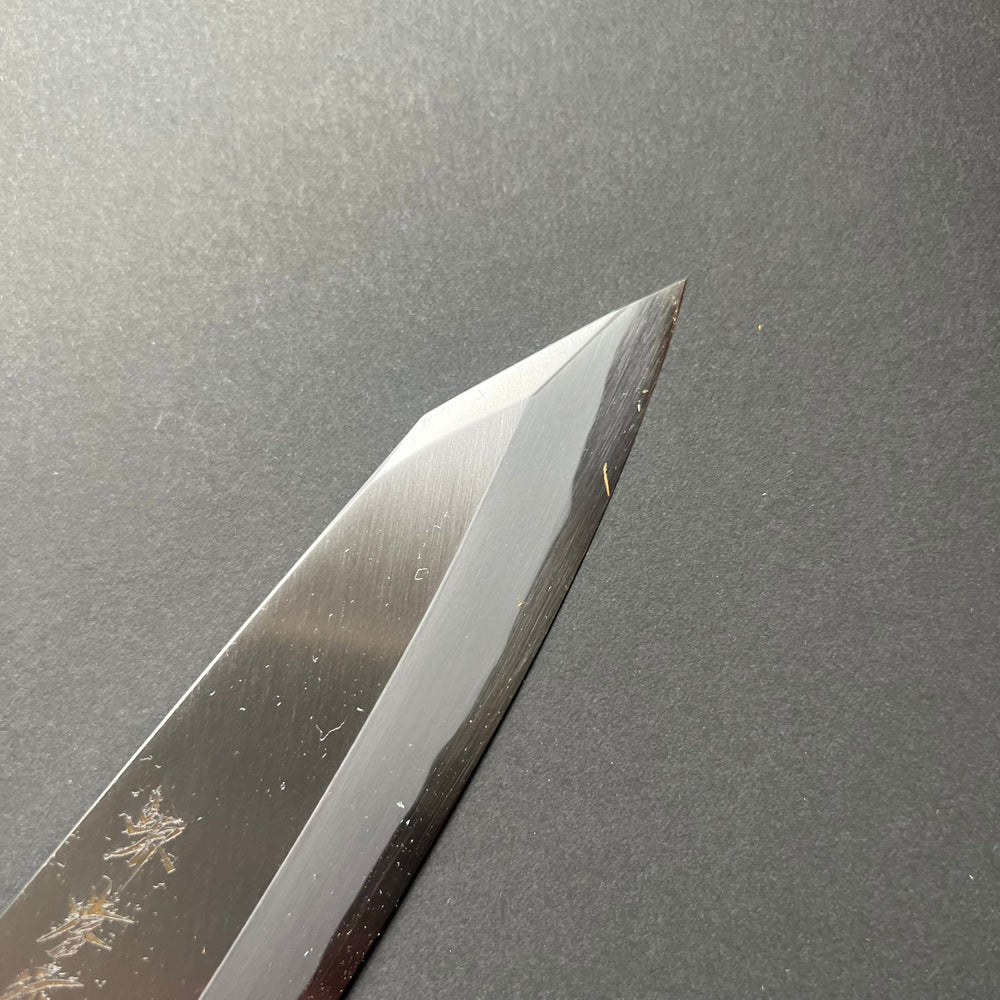 Kiritsuke Deba knife, Shirogami 2 Carbon steel, Polished finish, Tokujo range - Sakai Takayuki