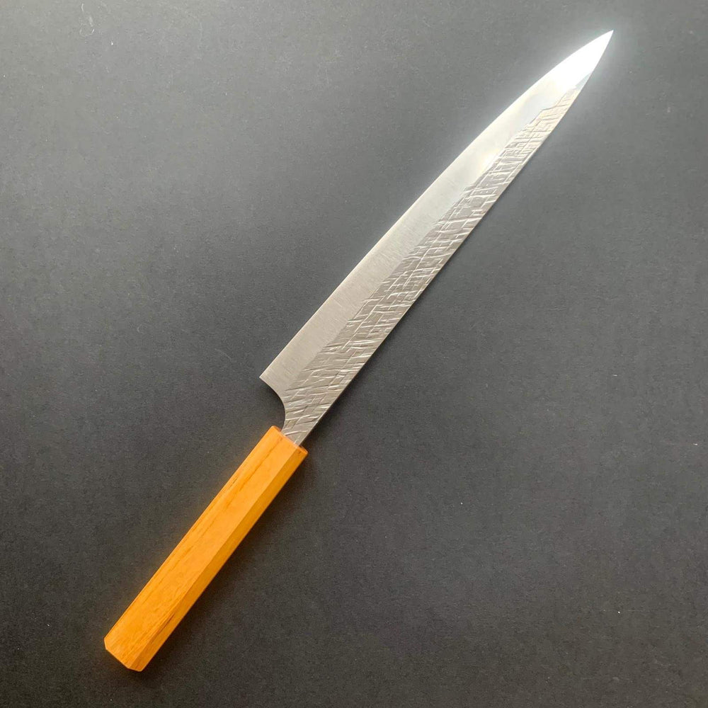 Sujihiki knife, Cobalt special powder steel, tsuchime finish, - Yu Kurosaki - Kitchen Provisions