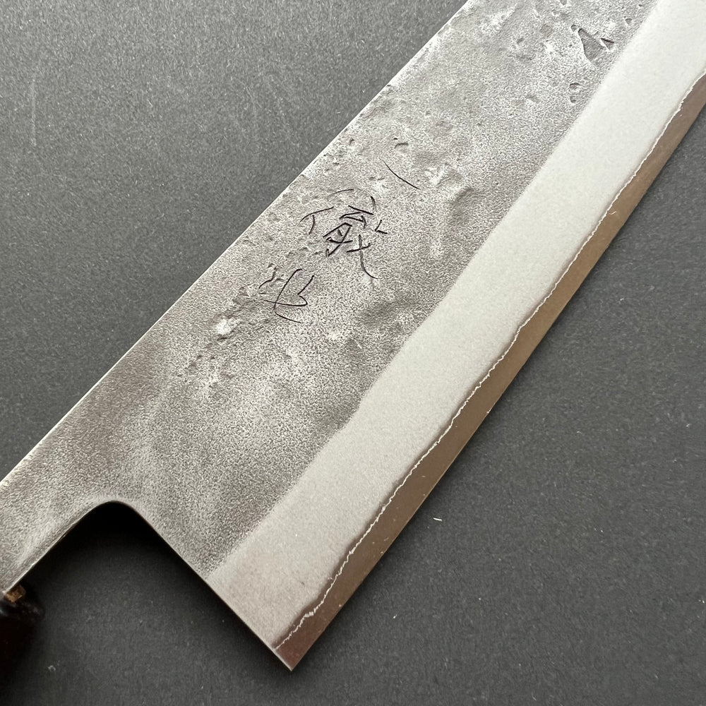 Gyuto knife, Aogami 2 with stainless steel cladding, nashiji finish - Ittetsu