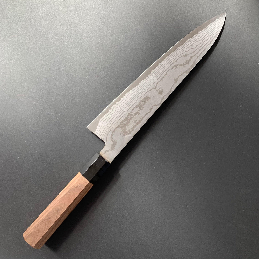 Gyuto knife, VG10, damascus finish, wa handle - Shigeki Tanaka - Kitchen Provisions