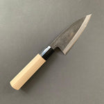 Ajikiri knife, Carbon steel, Kurouchi finish, Single bevel - Kitchen Provisions